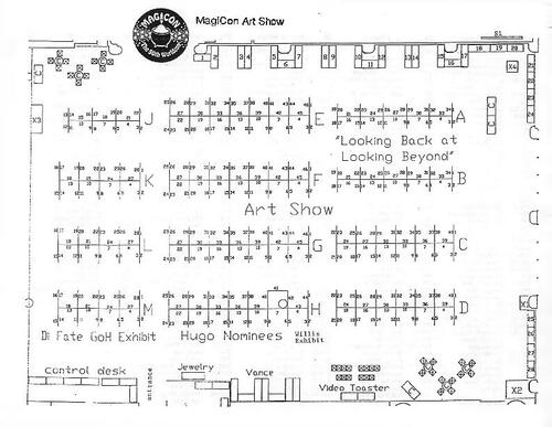 Art Show map handout
